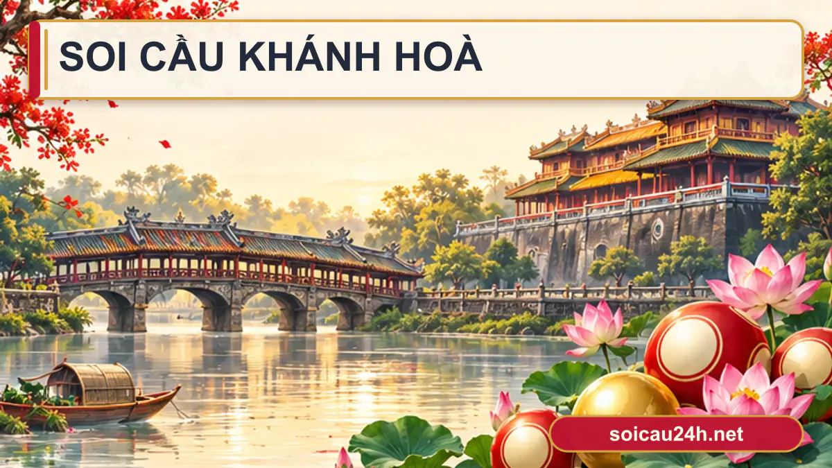 Minh họa dự đoán XSKH - Soi cầu xổ số Khánh Hoà theo phong cách xổ số Việt Nam.