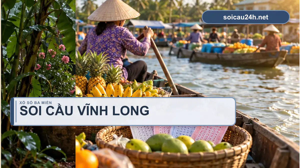 Minh họa dự đoán XSVL - Soi cầu xổ số Vĩnh Long theo phong cách xổ số Việt Nam.