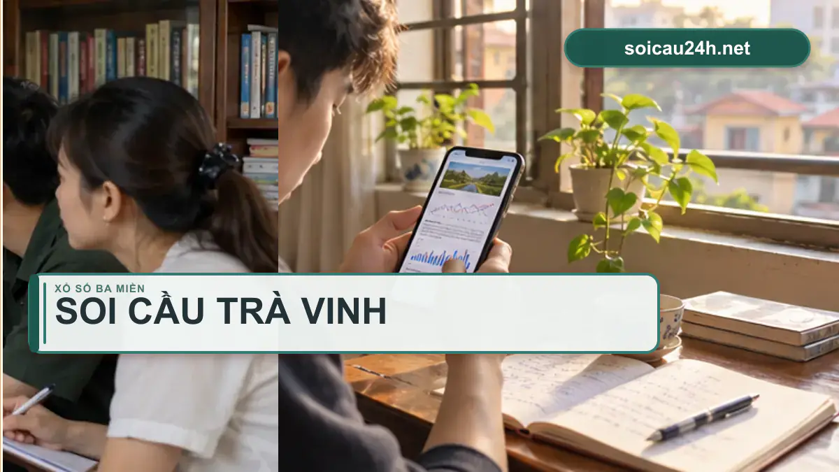 Minh họa dự đoán XSTV - Soi cầu xổ số Trà Vinh theo phong cách xổ số Việt Nam.