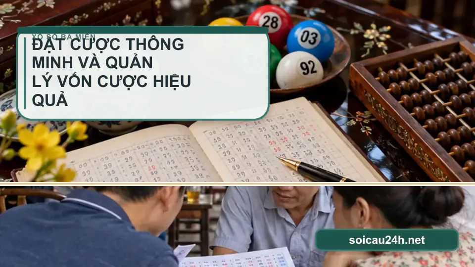 Minh họa minh họa đặt Cược Thông Minh Và Quản Lý Vốn Cược Hiệu Quả.