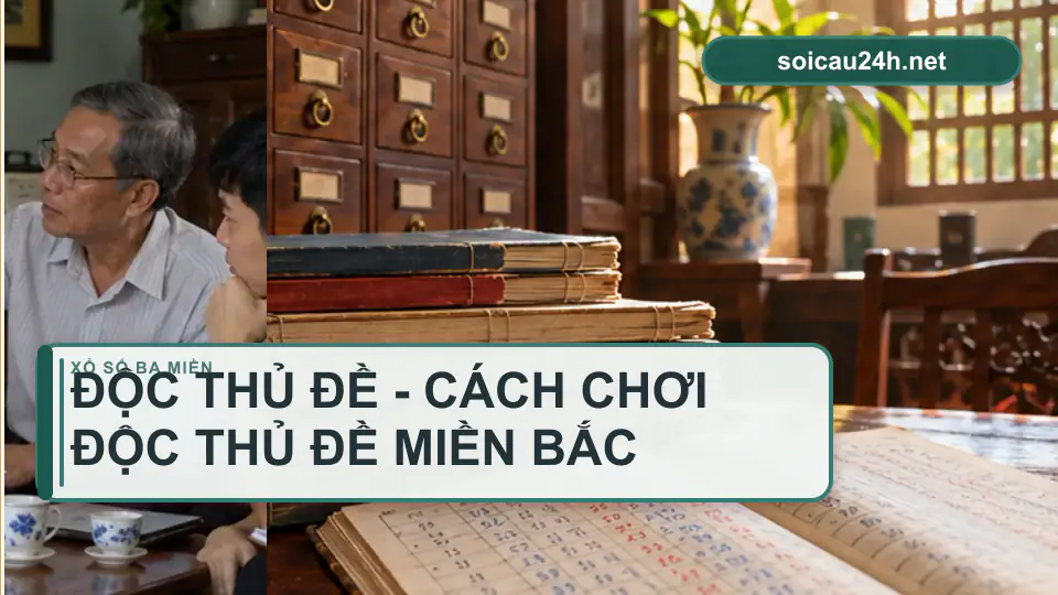 Minh họa minh họa độc Thủ Đề - Cách Chơi Độc Thủ Đề Miền Bắc.