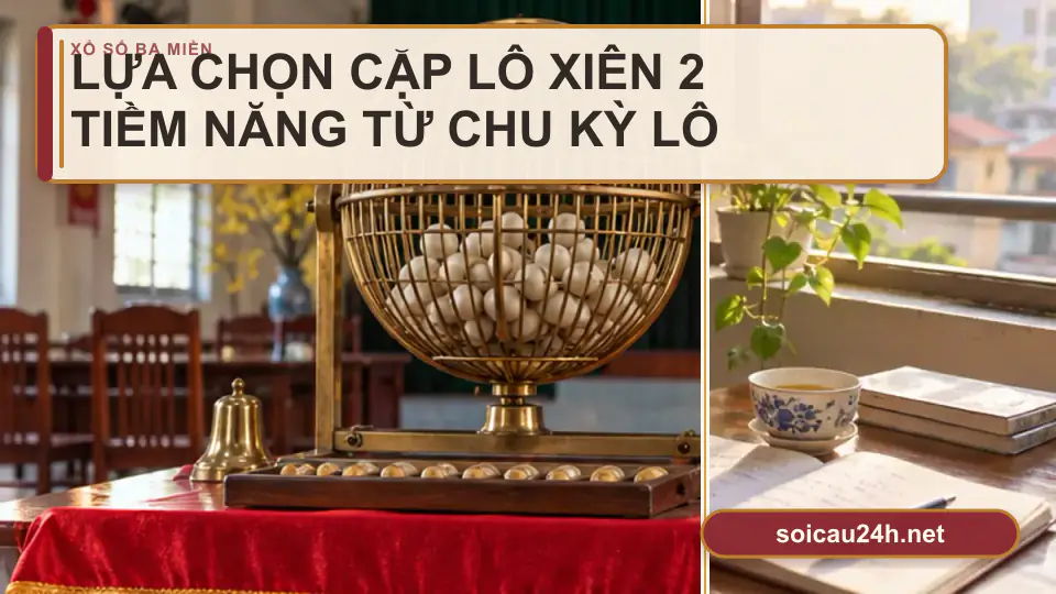 Minh họa minh họa lựa Chọn Cặp Lô Xiên 2 Tiềm Năng Từ Chu Kỳ Lô.