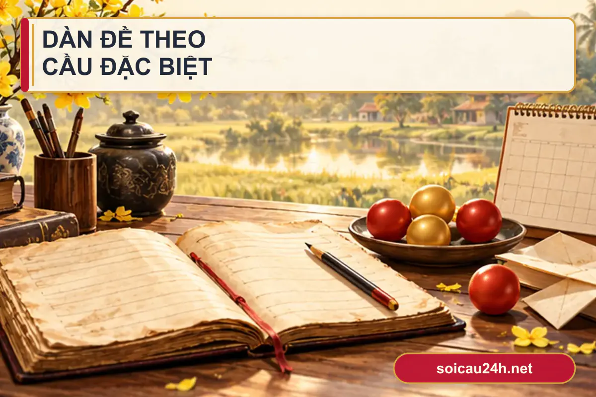Sơ đồ minh họa dàn đề theo cầu đặc biệt.