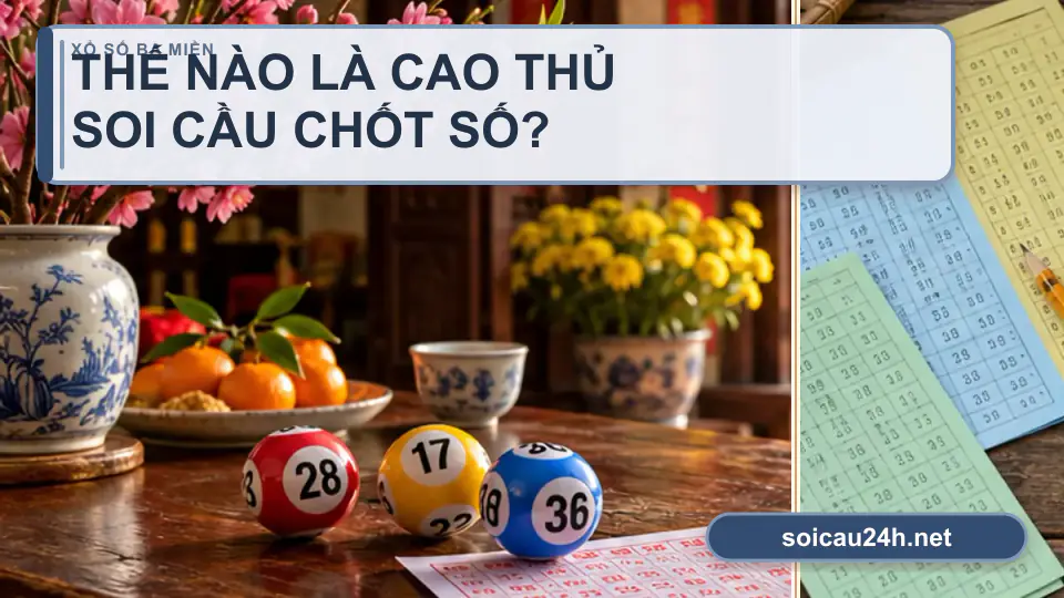 Minh họa minh họa thế nào là cao thủ soi cầu chốt số?.