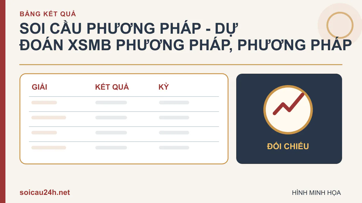 Hình minh họa Soi cầu phương pháp - Dự đoán XSMB phương pháp, phương pháp.