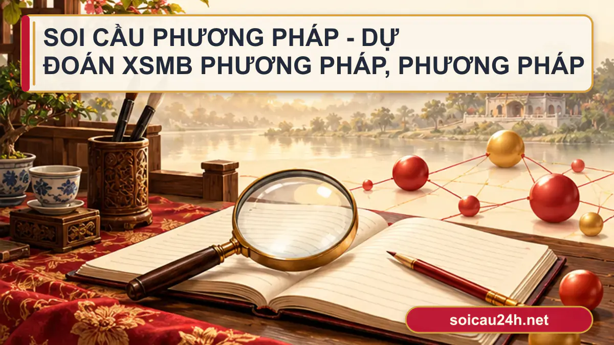 Minh họa soi cầu phương pháp - Dự đoán XSMB phương pháp, phương pháp theo phong cách xổ số Việt Nam.