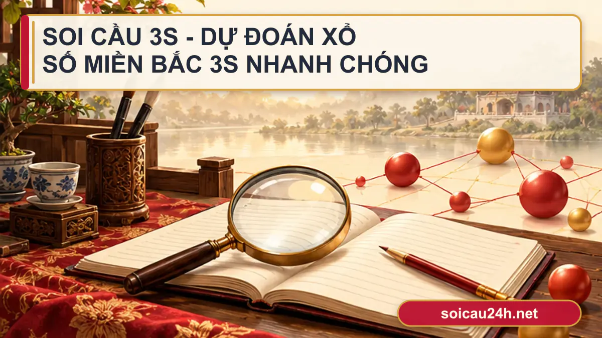 Minh họa soi cầu 3S - Dự đoán xổ số miền bắc 3s nhanh chóng theo phong cách xổ số Việt Nam.