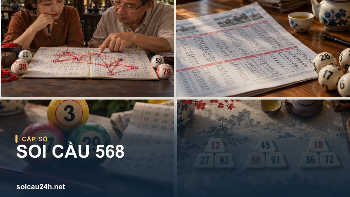 Ảnh các bộ số minh họa Soi cầu 568.