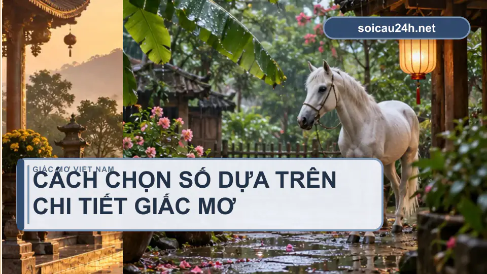 Minh họa minh họa cách chọn số dựa trên chi tiết giấc mơ.