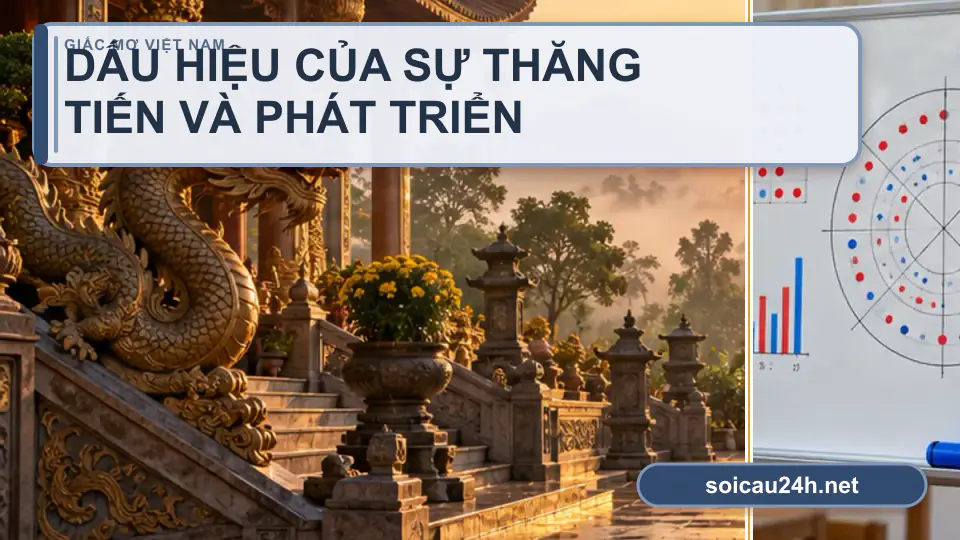 Minh họa minh họa dấu hiệu của sự thăng tiến và phát triển.