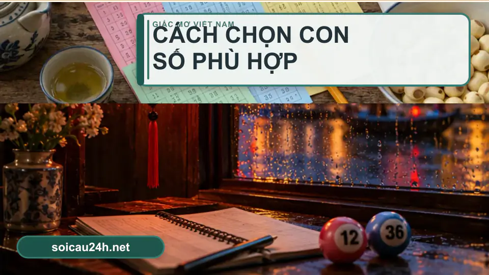 Minh họa minh họa cách chọn con số phù hợp.