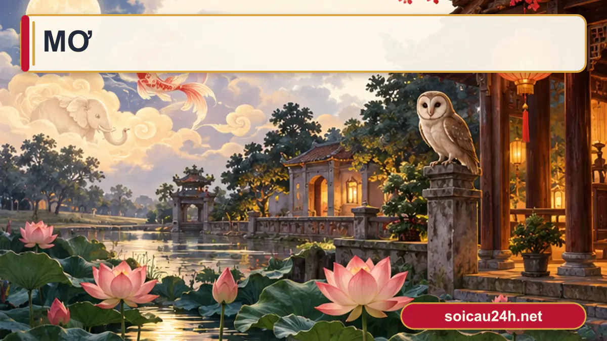 Minh họa mơ theo phong cách xổ số Việt Nam.
